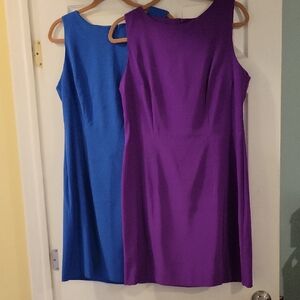 Alyx Vibrant Purple and Blue Mini Dresses